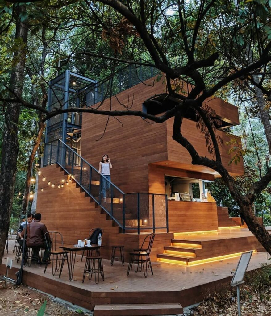 10 Kafe Hits Indonesia di Tengah Hutan